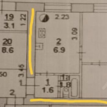 Продается 2-х комнатная квартира, 30,3 м²