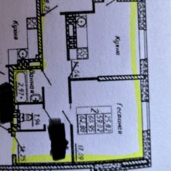 Продается 2-х комнатная квартира, 59 м²