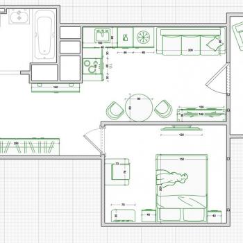 Продается 1-комнатная квартира, 38,5 м²