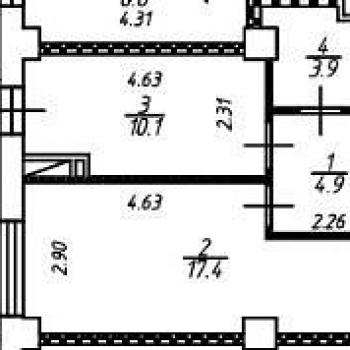 Продается 1-комнатная квартира, 36 м²