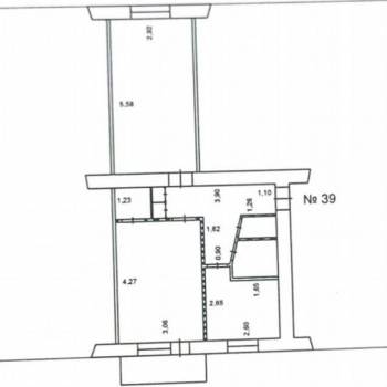 Продается 1-комнатная квартира, 47,1 м²
