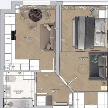Продается 1-комнатная квартира, 31,1 м²