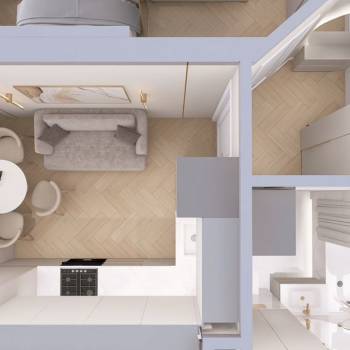 Продается 1-комнатная квартира, 31,1 м²