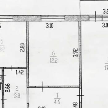 Сдается 2-х комнатная квартира, 50 м²