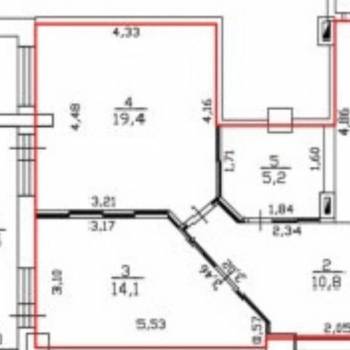 Продается 2-х комнатная квартира, 64 м²