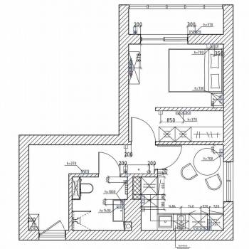 Продается 1-комнатная квартира, 34,3 м²