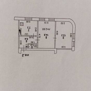 Продается 2-х комнатная квартира, 41,9 м²