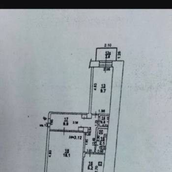 Продается 2-х комнатная квартира, 50 м²