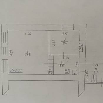 Сдается 2-х комнатная квартира, 45 м²