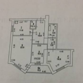 Продается 3-х комнатная квартира, 80,2 м²