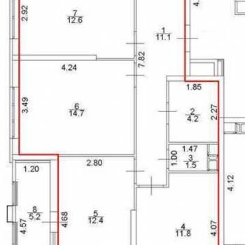 Продается 3-х комнатная квартира, 68 м²