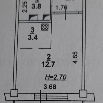 Сдается 1-комнатная квартира, 25 м²