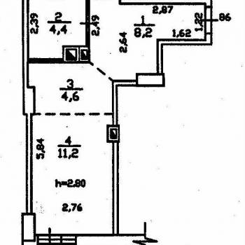 Сдается 1-комнатная квартира, 24,8 м²