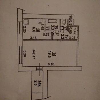 Продается 1-комнатная квартира, 33 м²
