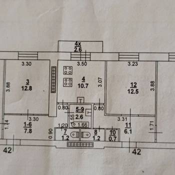 Продается Многокомнатная квартира, 94,2 м²