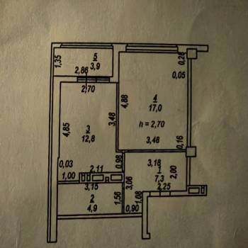 Сдается 1-комнатная квартира, 44 м²