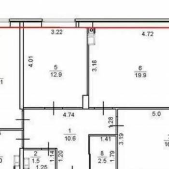 Продается 3-х комнатная квартира, 90 м²