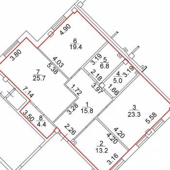 Продается Многокомнатная квартира, 113 м²