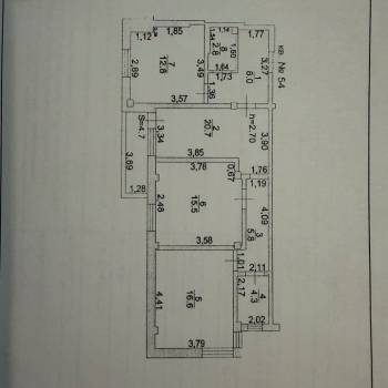 Продается 1-комнатная квартира, 86,5 м²