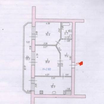 Продается 2-х комнатная квартира, 83 м²