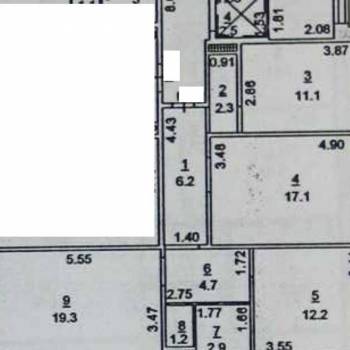 Продается 3-х комнатная квартира, 77 м²