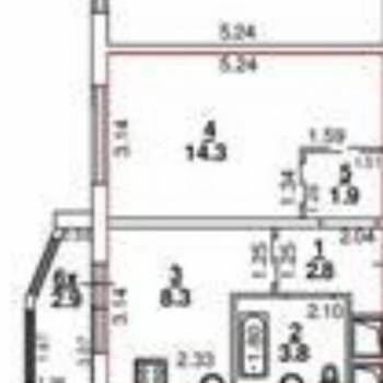Продается 1-комнатная квартира, 34 м²