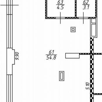 Продается Нежилое помещение, 62,4 м²