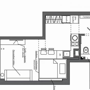 Сдается 1-комнатная квартира, 32 м²