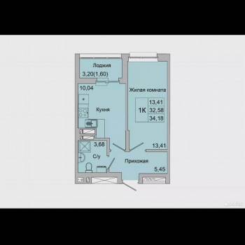 Продается 1-комнатная квартира, 24,7 м²