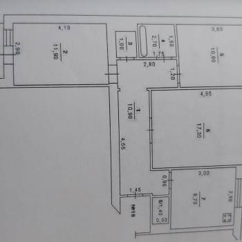 Продается 3-х комнатная квартира, 64,5 м²