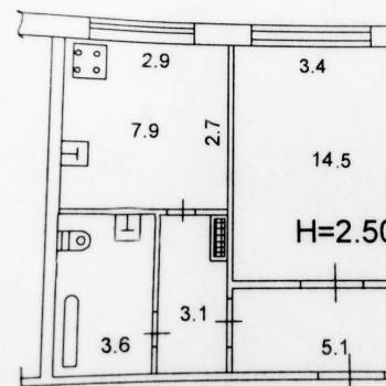 Сдается 1-комнатная квартира, 33 м²