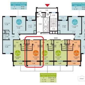 Сдается 1-комнатная квартира, 24,3 м²