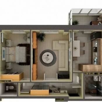 Продается 2-х комнатная квартира, 53 м²