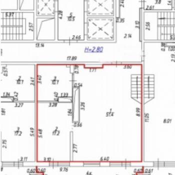 Продается 1-комнатная квартира, 171,2 м²