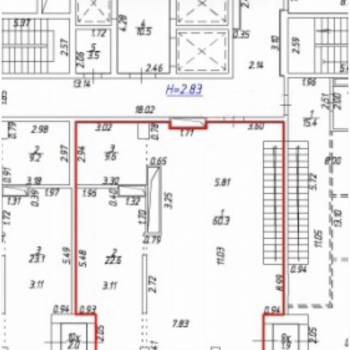 Продается 1-комнатная квартира, 171,2 м²