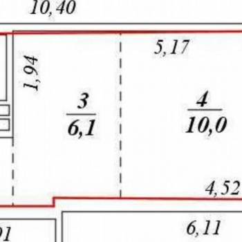 Продается 1-комнатная квартира, 29 м²