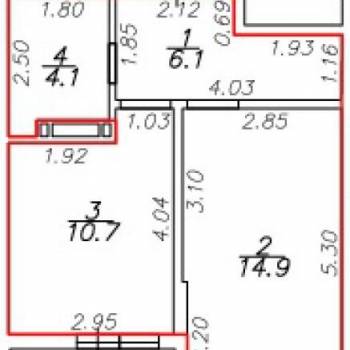 Сдается 1-комнатная квартира, 38,8 м²