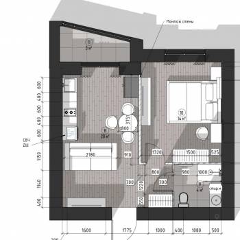 Продается 1-комнатная квартира, 40 м²