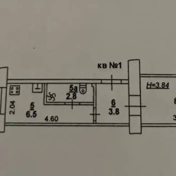 Продается 1-комнатная квартира, 21,1 м²