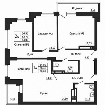 Продается Многокомнатная квартира, 92 м²