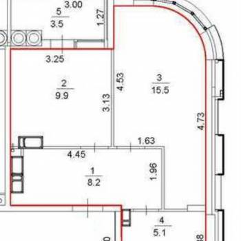 Продается 1-комнатная квартира, 38,7 м²