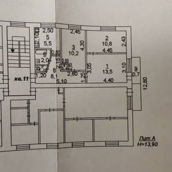 Продается 3-х комнатная квартира, 54 м²