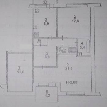 Сдается Многокомнатная квартира, 75 м²