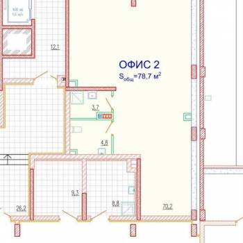 Сдается Нежилое помещение, 78,9 м²