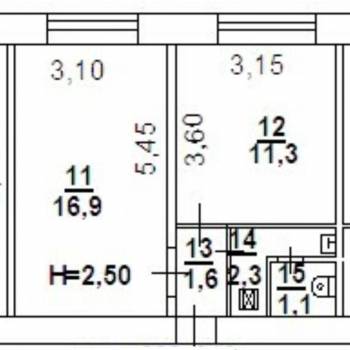 Продается 2-х комнатная квартира, 28,2 м²