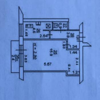 Продается 1-комнатная квартира, 25,2 м²