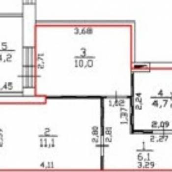 Продается 1-комнатная квартира, 30 м²