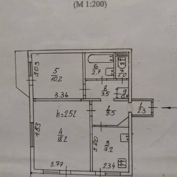 Сдается 2-х комнатная квартира, 49 м²