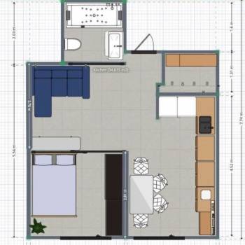 Продается 1-комнатная квартира, 35,9 м²