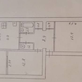 Продается 2-х комнатная квартира, 61 м²